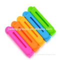 custom new design plastic bag seal clip,available in various color,Oem orders are welcome